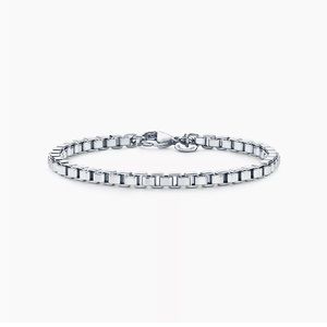 Tiffany sterling silver Venetian link bracelet